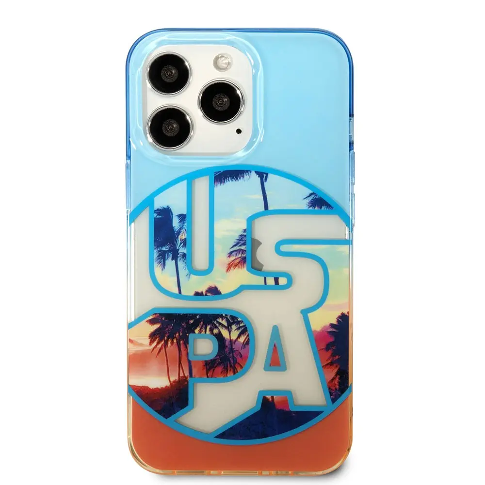 iPhone 14 Pro Max Yaprak Baskılı Kılıf - U.S. Polo Assn. Color Leaf