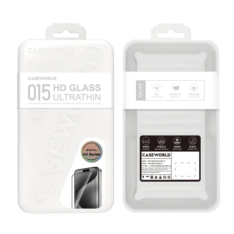 iPhone 14 Pro Max 0.15mm HD Cam Ekran Koruyucu - CaseWorld Ultra-Thin