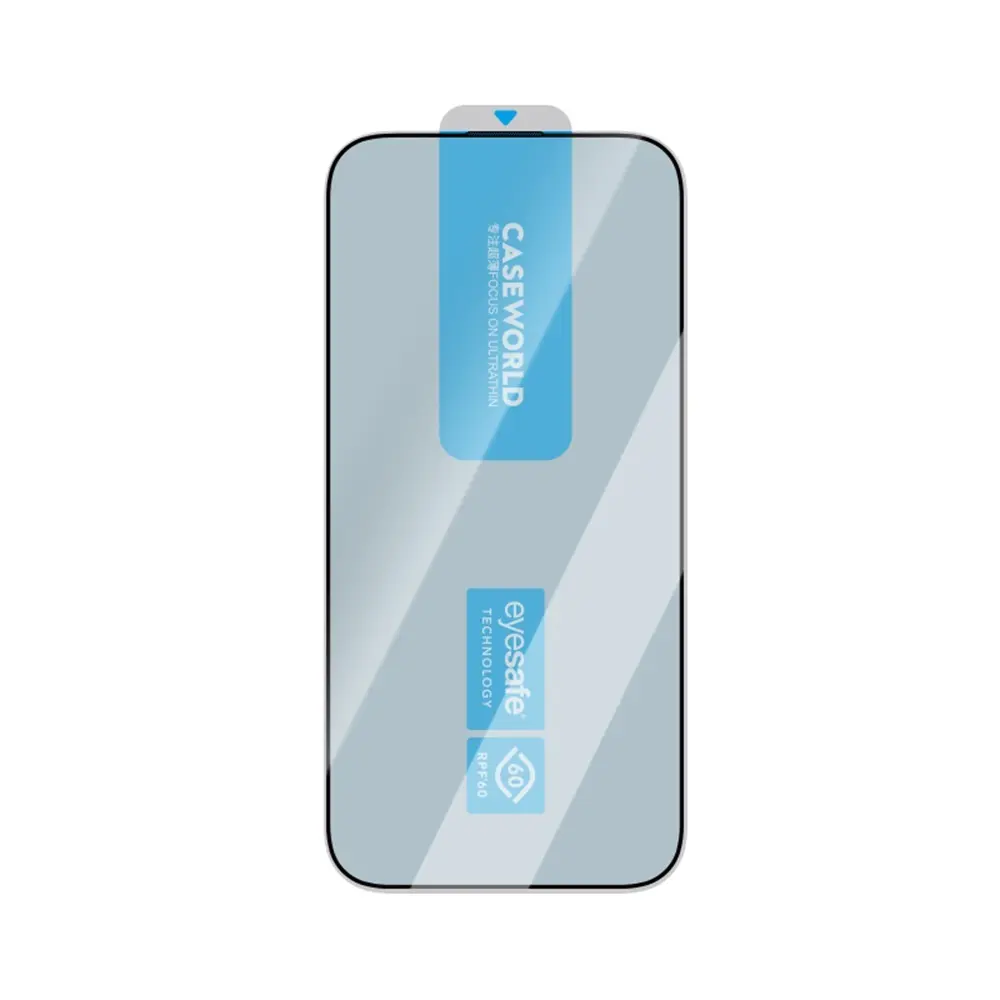 iPhone 14 Pro Max 2.5D Eyesafe Cam Ekran Koruyucu - CaseWorld EyeGuard