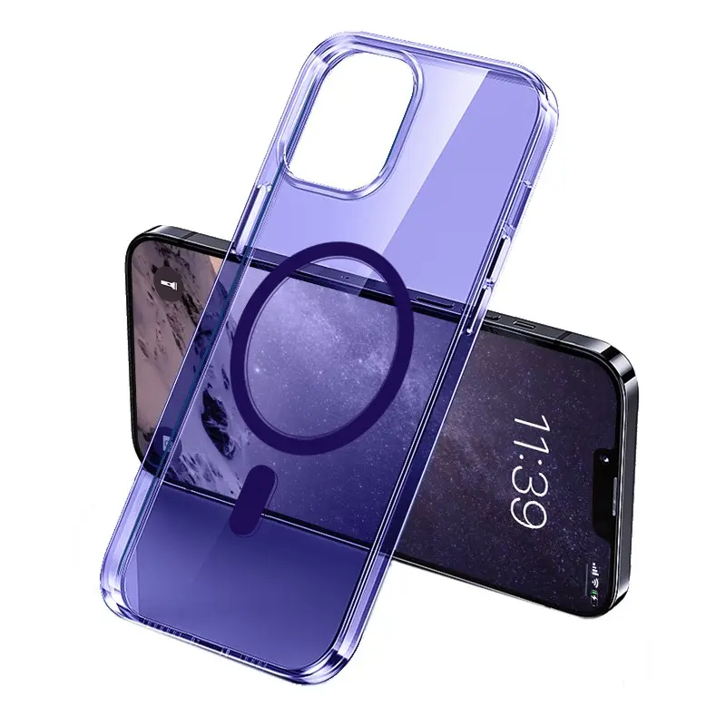 iPhone 14 Pro Max MagSafe Uyumlu Şeffaf Sert PC Kılıf - Wlons Pita