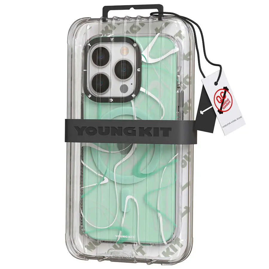 iPhone 14 Pro Max MagSafe Uyumlu Kılıf - Youngkit Water-Ink Serisi