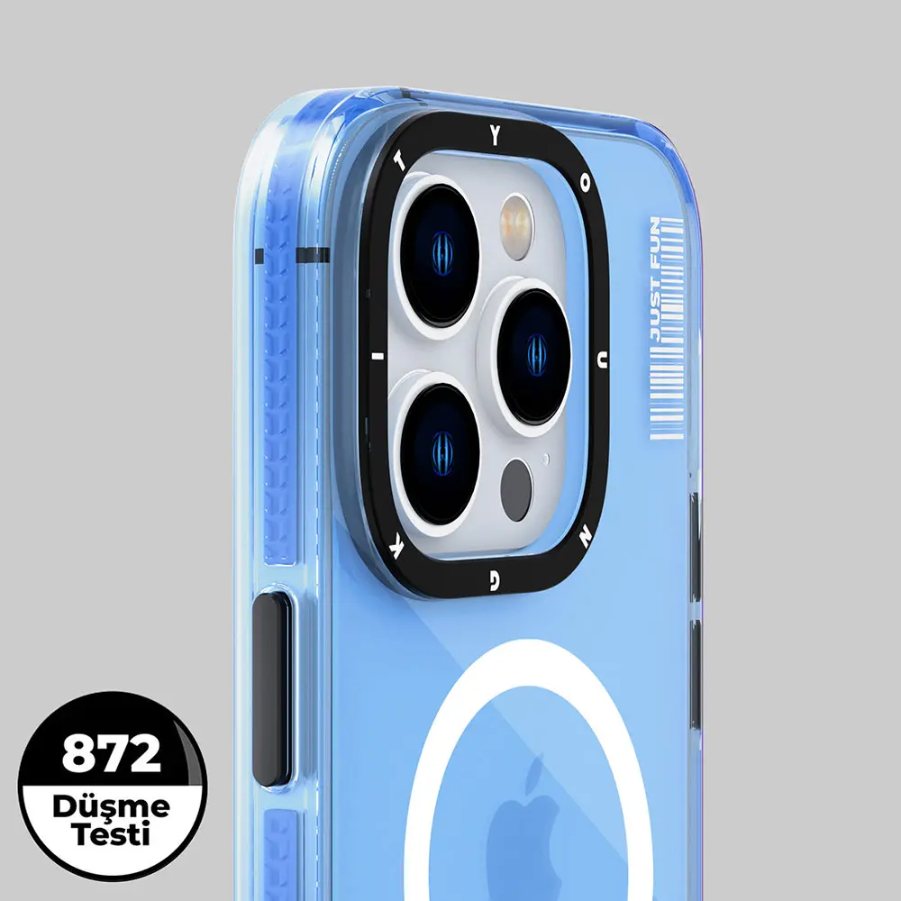 iPhone 14 Pro Max MagSafe Uyumlu Şeffaf Kılıf - Youngkit Crystal Color