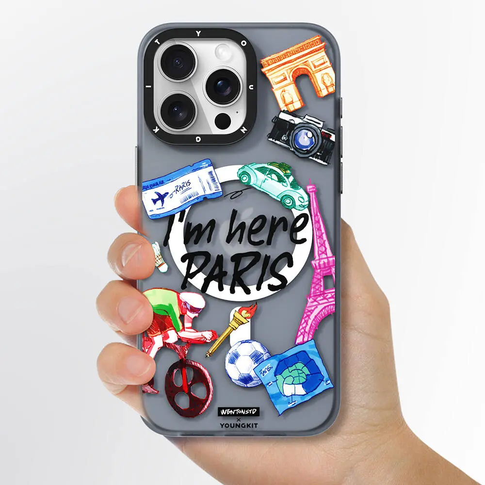 iPhone 14 Pro Max MagSafe Uyumlu Kılıf - Youngkit in Paris Serisi