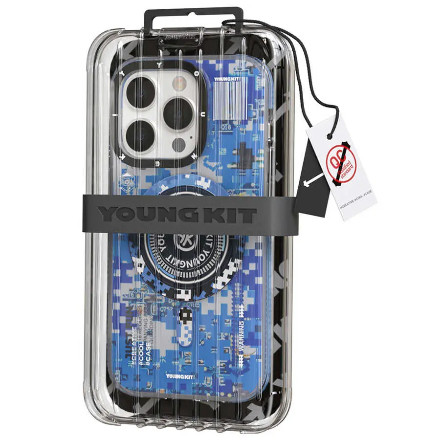 iPhone 14 Pro Max MagSafe Uyumlu Kamuflaj Kılıf - YoungKit