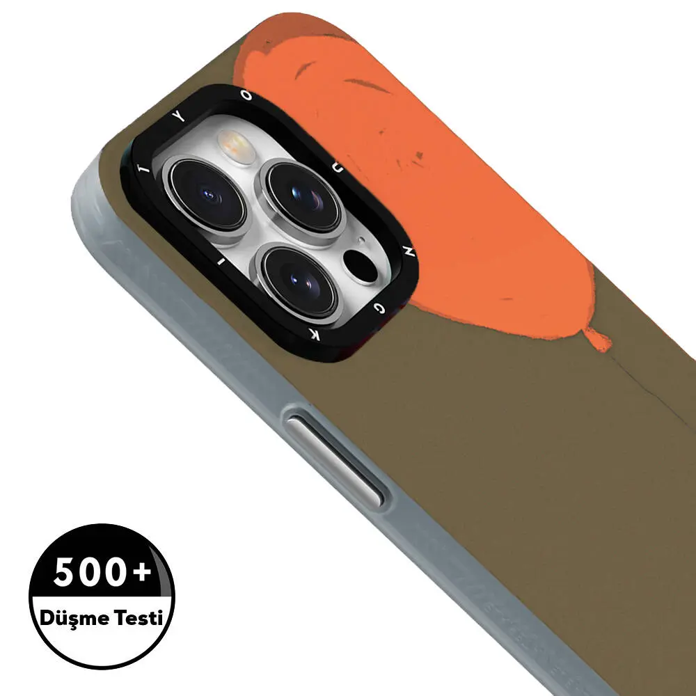 iPhone 14 Pro Max MagSafe Uyumlu Kılıf - Youngkit Orange Serisi Flying Balloon