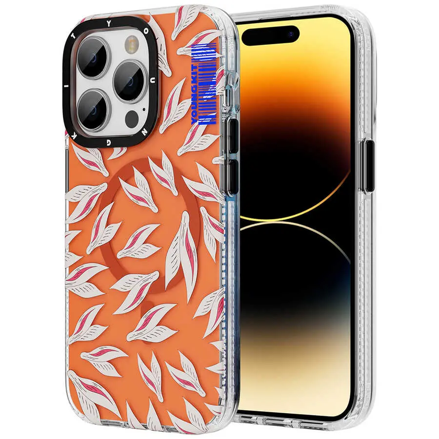 iPhone 14 Pro Max MagSafe Uyumlu Desenli Kılıf - Youngkit Rabbit Serisi
