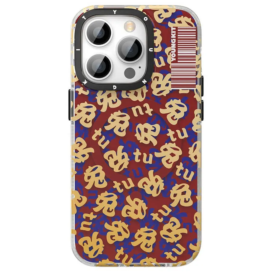 iPhone 14 Pro Max MagSafe Uyumlu Desenli Kılıf - Youngkit Rabbit Serisi