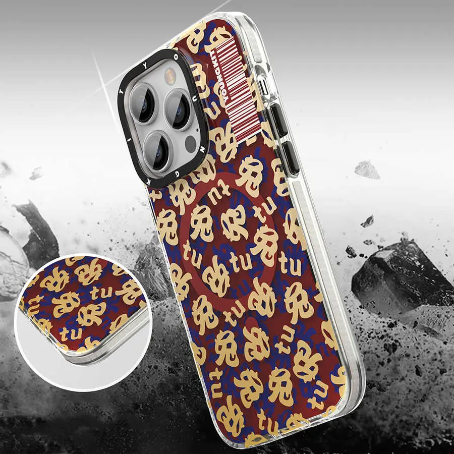 iPhone 14 Pro Max MagSafe Uyumlu Desenli Kılıf - Youngkit Rabbit Serisi