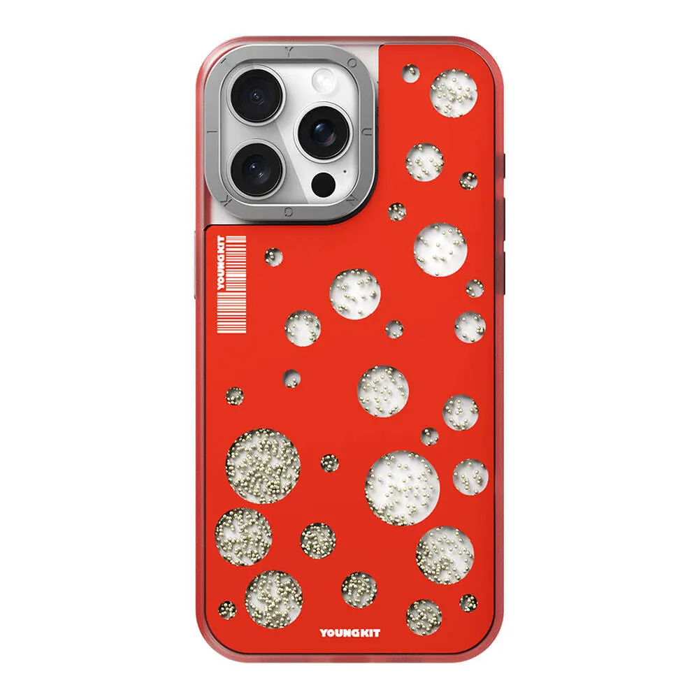 iPhone 14 Pro Max MagSafe Uyumlu Kılıf - Youngkit Quicksand Beads