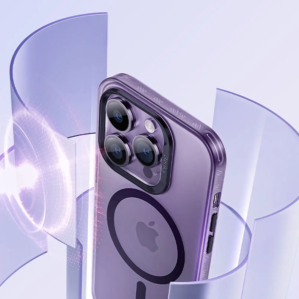 iPhone 14 Pro Max MagSafe Uyumlu Şeffaf Kılıf - Benks Lucid Armor