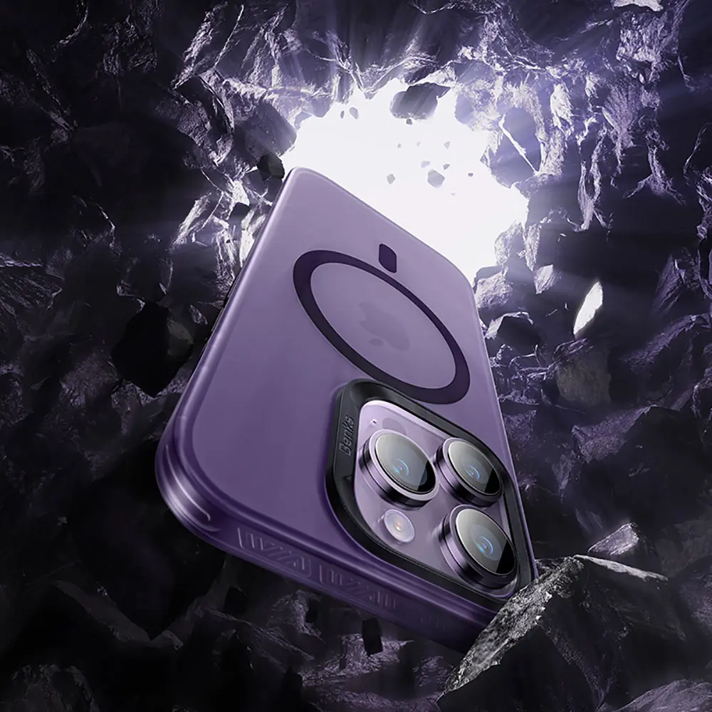 iPhone 14 Pro Max MagSafe Uyumlu Şeffaf Kılıf - Benks Lucid Armor
