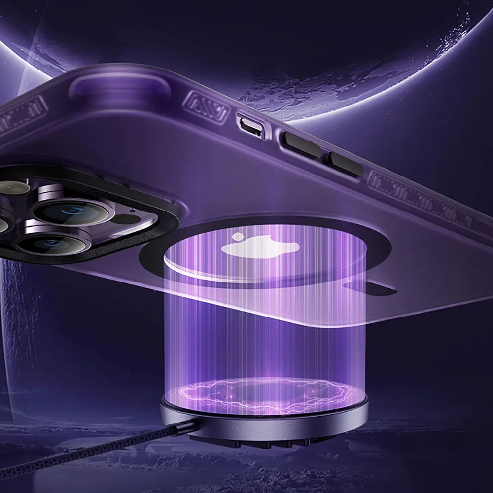 iPhone 14 Pro Max MagSafe Uyumlu Şeffaf Kılıf - Benks Lucid Armor