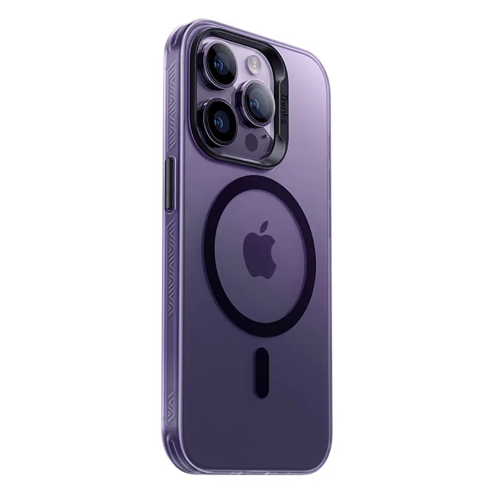 iPhone 14 Pro Max MagSafe Uyumlu Şeffaf Kılıf - Benks Lucid Armor