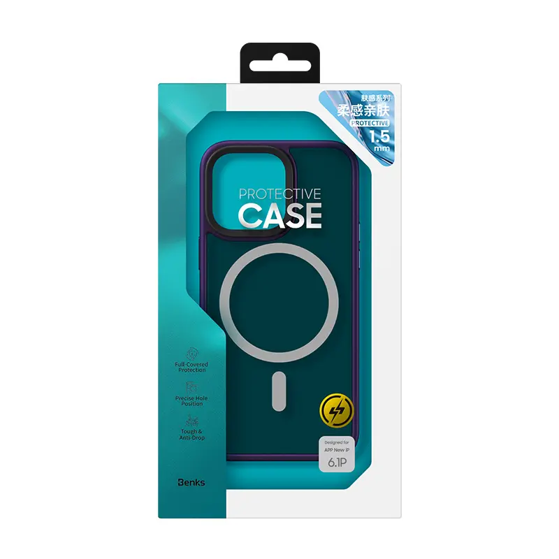 iPhone 14 Pro Max MagSafe Uyumlu Silikon Kılıf - Benks Mist Hybrid