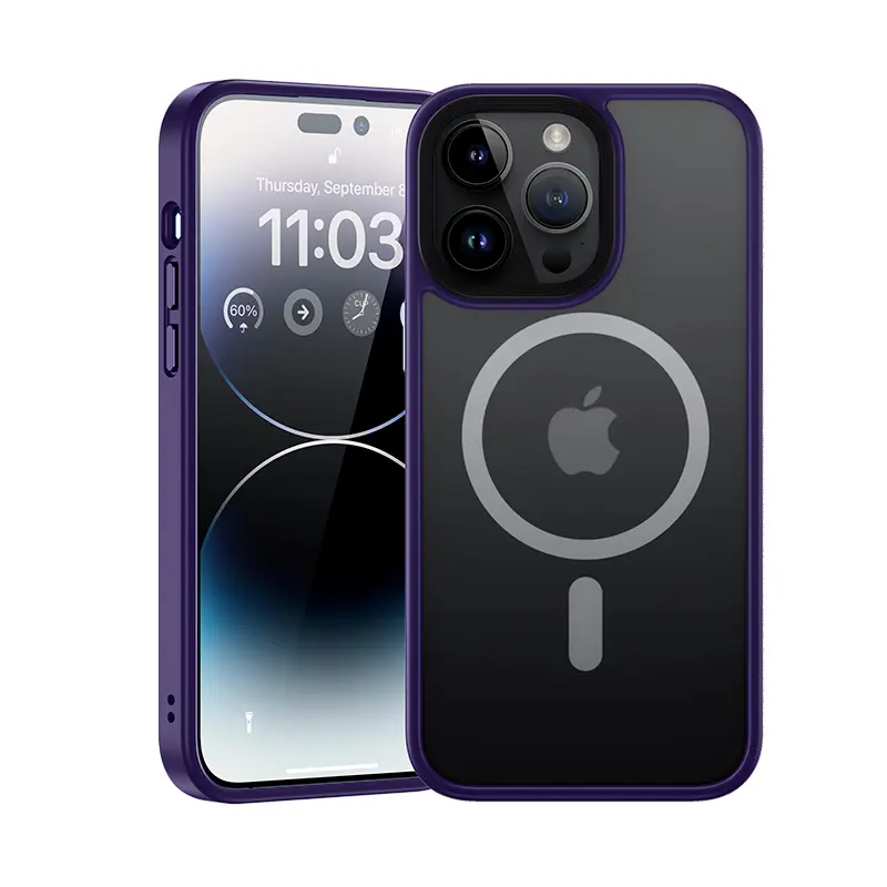 iPhone 14 Pro Max MagSafe Uyumlu Silikon Kılıf - Benks Mist Hybrid