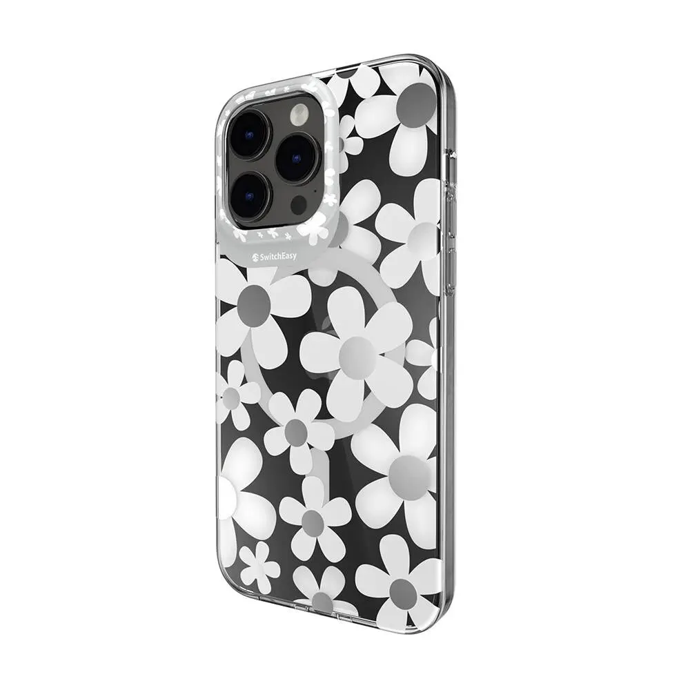 iPhone 14 Pro Max MagSafe Uyumlu Çift IMD Baskılı Kılıf - Switcheasy Artist-M Fleur
