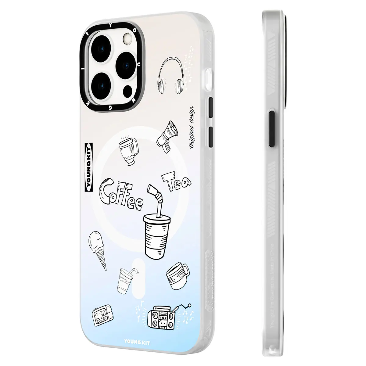 iPhone 14 Pro Max MagSafe Uyumlu Desenli Kılıf - Youngkit Plaything