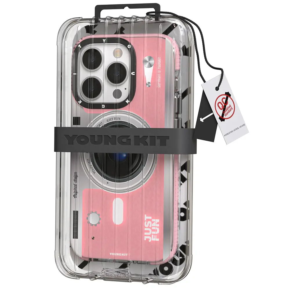 iPhone 14 Pro Max MagSafe Uyumlu Lens Figürlü Kılıf - YoungKit Art Film