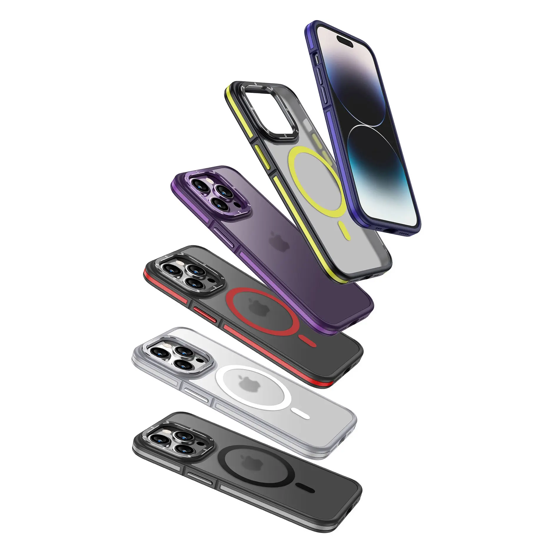 iPhone 14 Pro Max MagSafe Uyumlu Mat Kılıf - Wlons Vevo