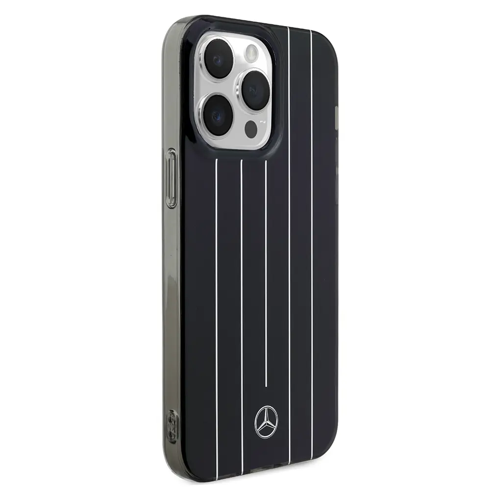iPhone 14 Pro Max Sert PC Paralel Çizgi Desenli Kılıf - Mercedes Benz New Urban 3