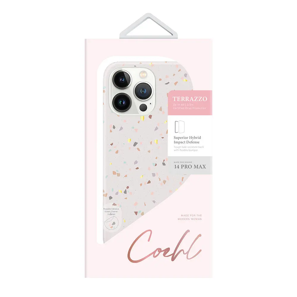 iPhone 14 Pro Max Mozaik Desenli Kılıf - Coehl Terrazzo