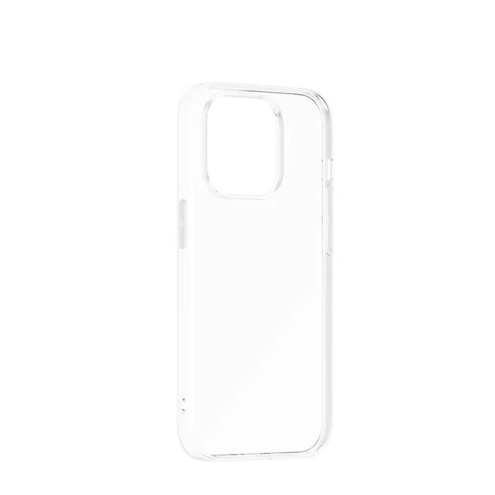 iPhone 14 Pro Max Şeffaf Silikon Kılıf, Airbagli Darbe Emici - Recci Clarity