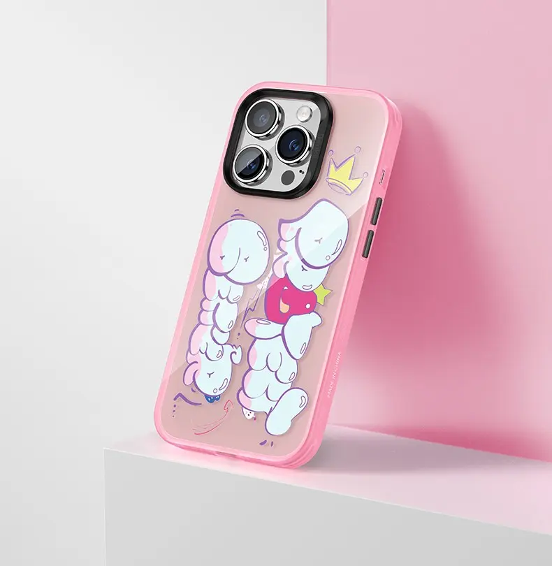 iPhone 14 Pro Max Airbagli TPU Kılıf, Yazı Temalı - Benks Dynamic New