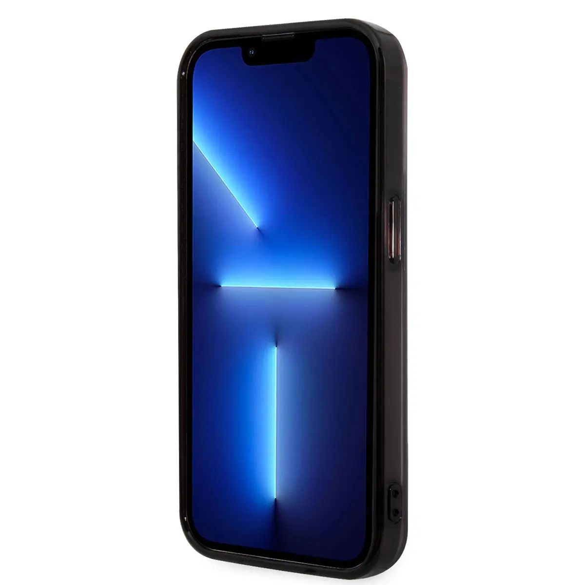 iPhone 14 Pro Max Şeffaf Siyah Çerçeveli Kılıf - AMG