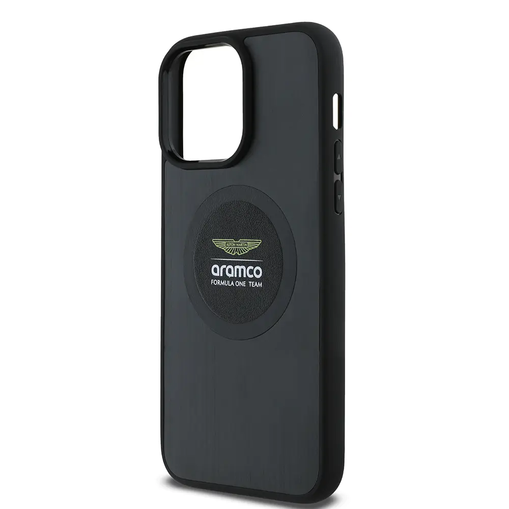 iPhone 14 Pro Max MagSafe Uyumlu Alüminyum Arka Yüzeyli Kılıf - Aston Martin Formula One Team