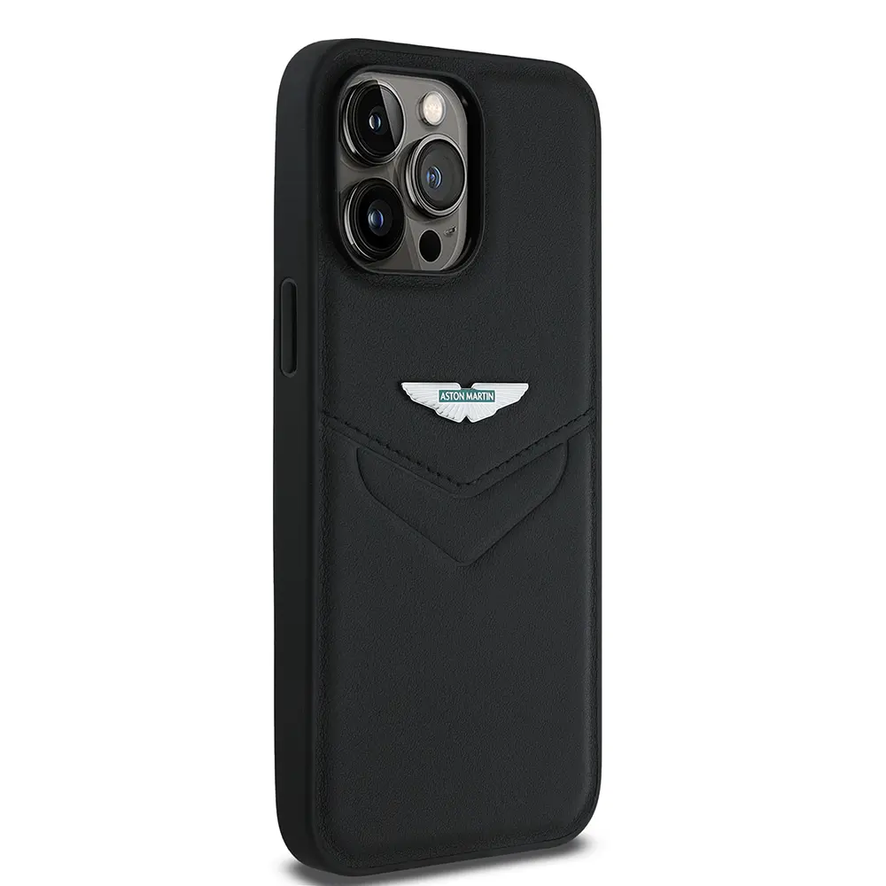 iPhone 14 Pro Max Aston Martin Lisanslı PU Deri Kılıf - Victory
