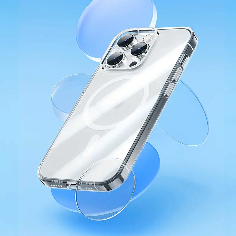 iPhone 14 Pro Max Şeffaf MagSafe Uyumlu Kılıf - Benks Crystal