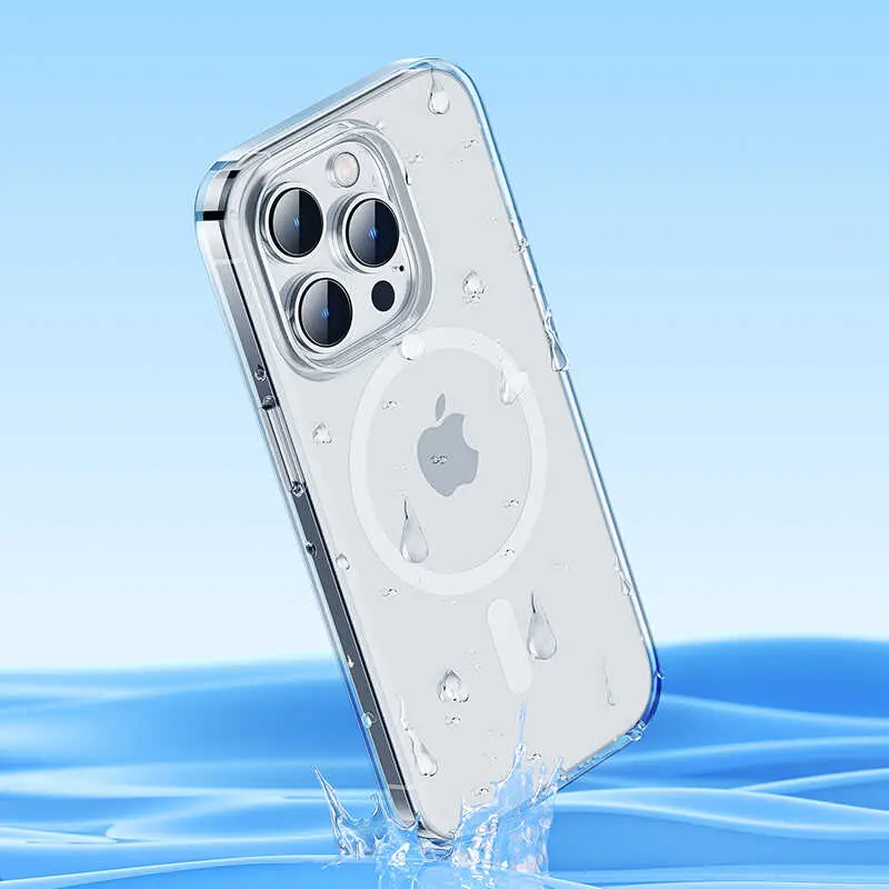 iPhone 14 Pro Max Şeffaf MagSafe Uyumlu Kılıf - Benks Crystal