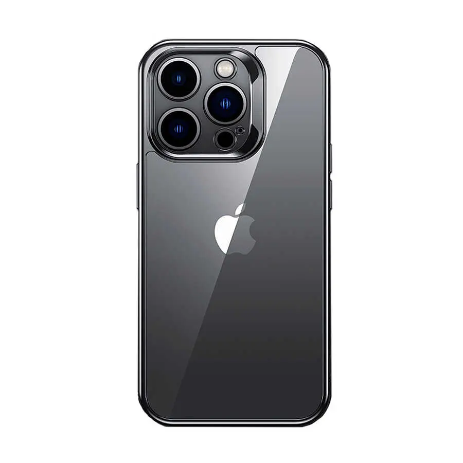 iPhone 14 Pro Max Şeffaf Kılıf, Ekran Koruyucu Hediyeli - Benks Electroplating