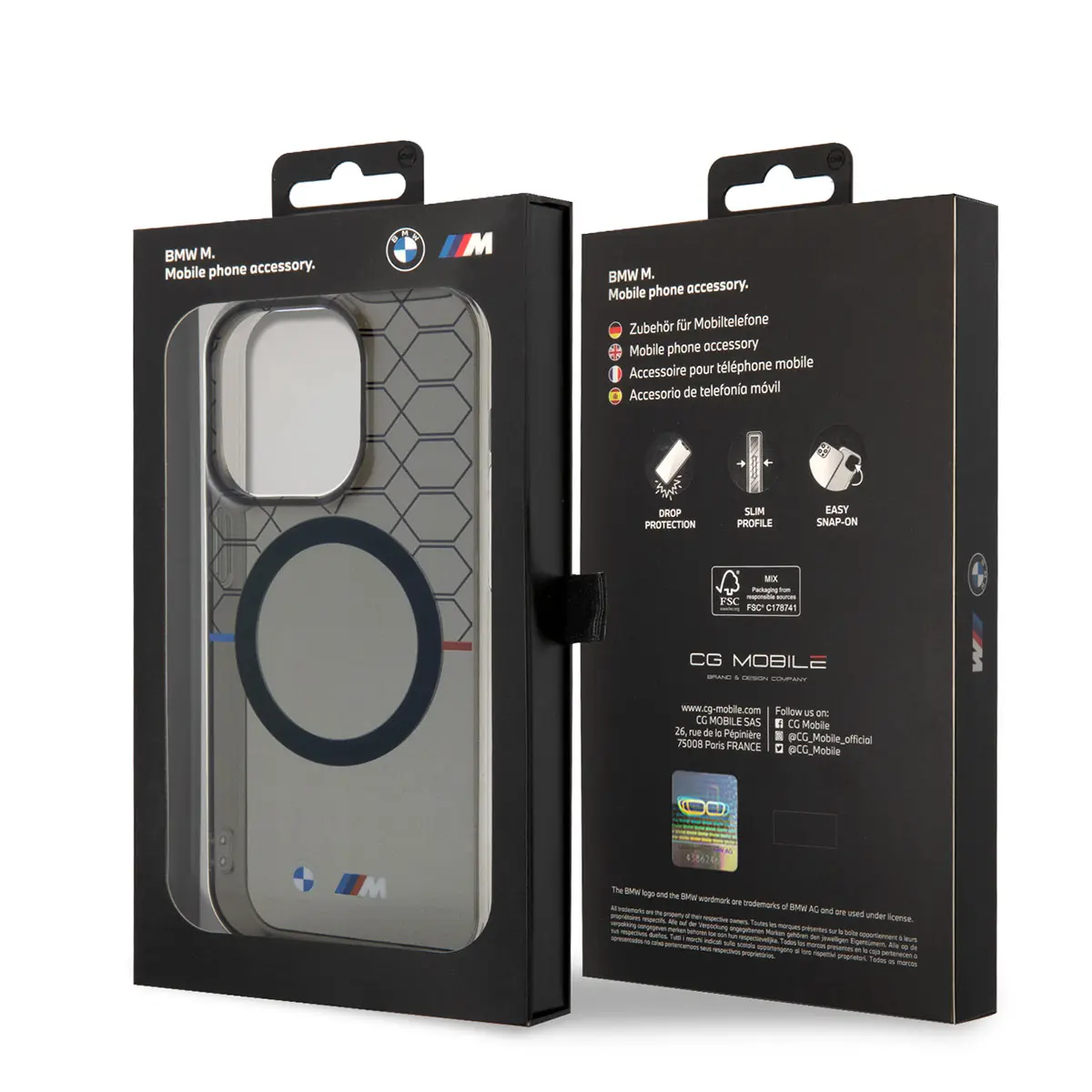 iPhone 14 Pro Max MagSafe Uyumlu Şeffaf Kılıf - BMW M Dizayn