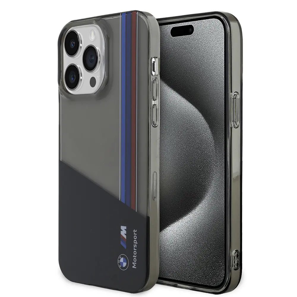iPhone 14 Pro Max Yarı Şeffaf Kılıf - BMW M Dizayn Lisanslı