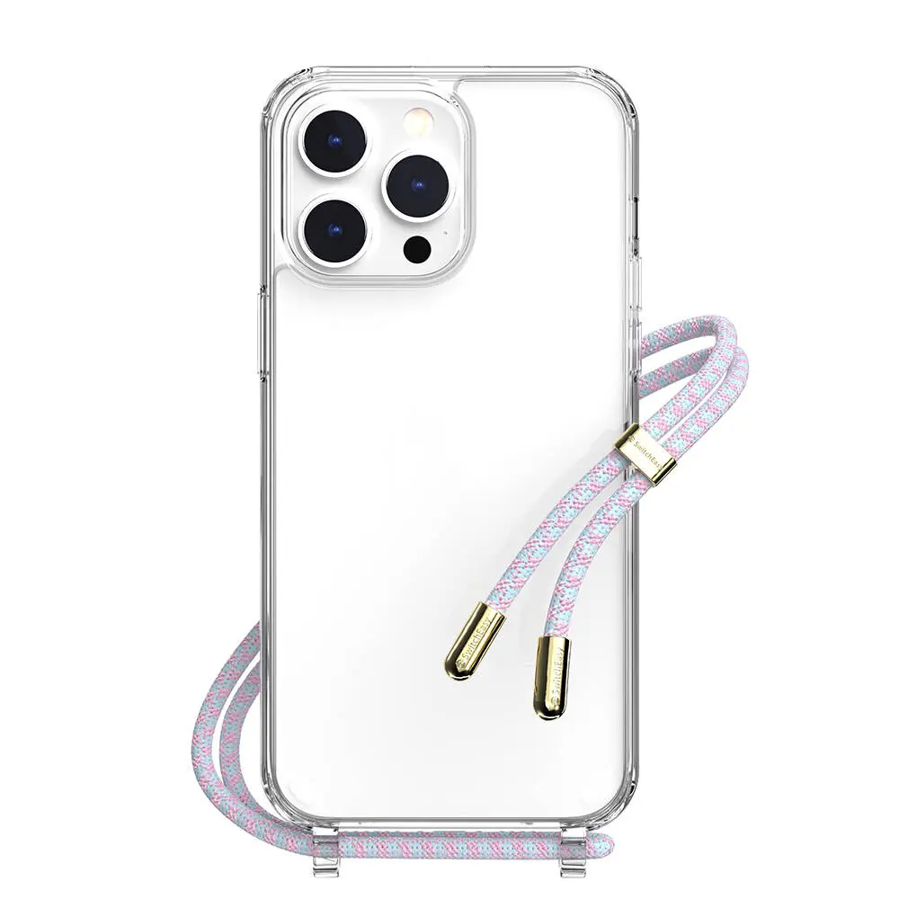 iPhone 14 Pro Max Şeffaf Kılıf, Boyun Askılı - Switcheasy Play