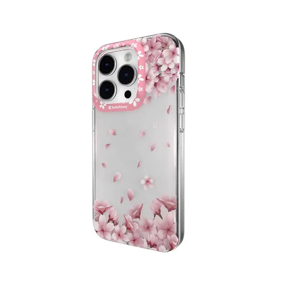 iPhone 14 Pro Max Çift IMD Baskılı Lisanslı Kılıf - Switcheasy Artist Sakura