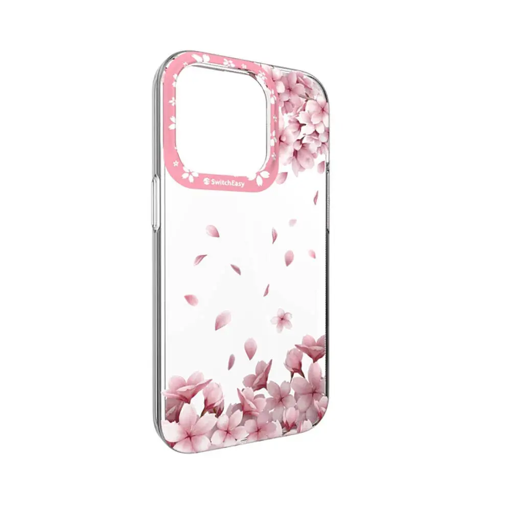 iPhone 14 Pro Max Çift IMD Baskılı Lisanslı Kılıf - Switcheasy Artist Sakura