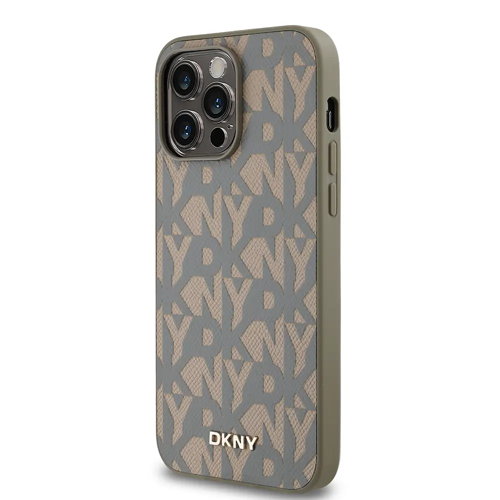 iPhone 14 Pro Max MagSafe Uyumlu Kılıf - DKNY Lisanslı Grid Pattern