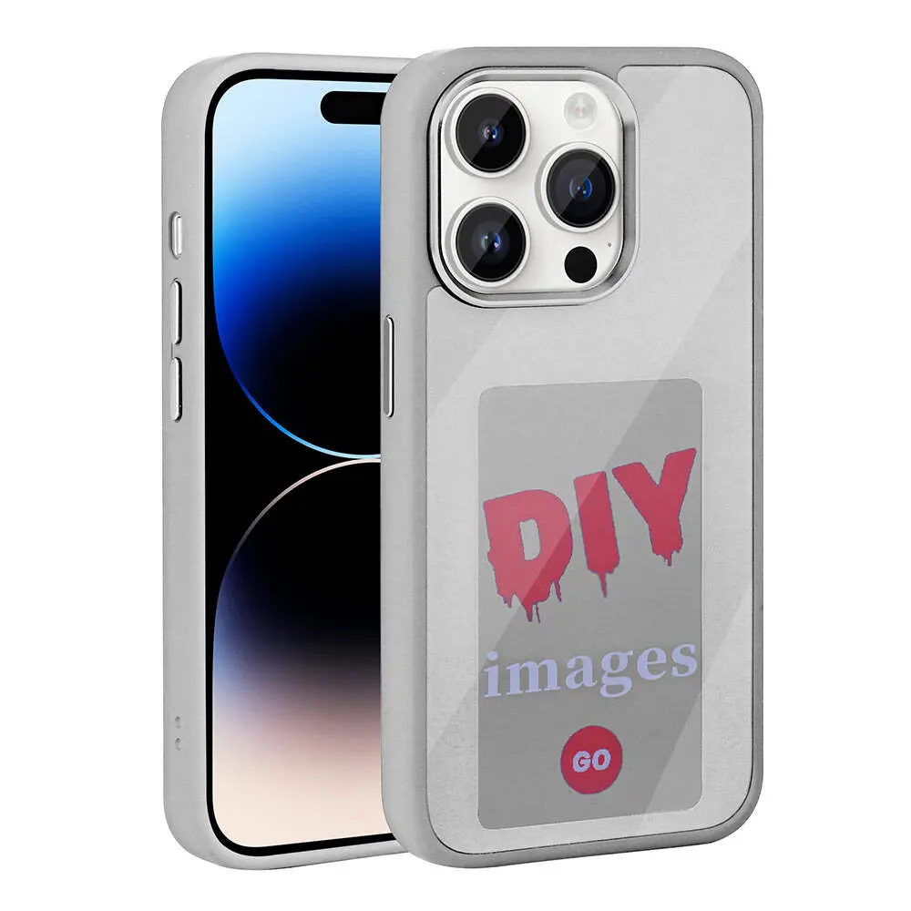 iPhone 14 Pro Max Ekranı Yansıtan Akıllı NFC Kılıf - Zore