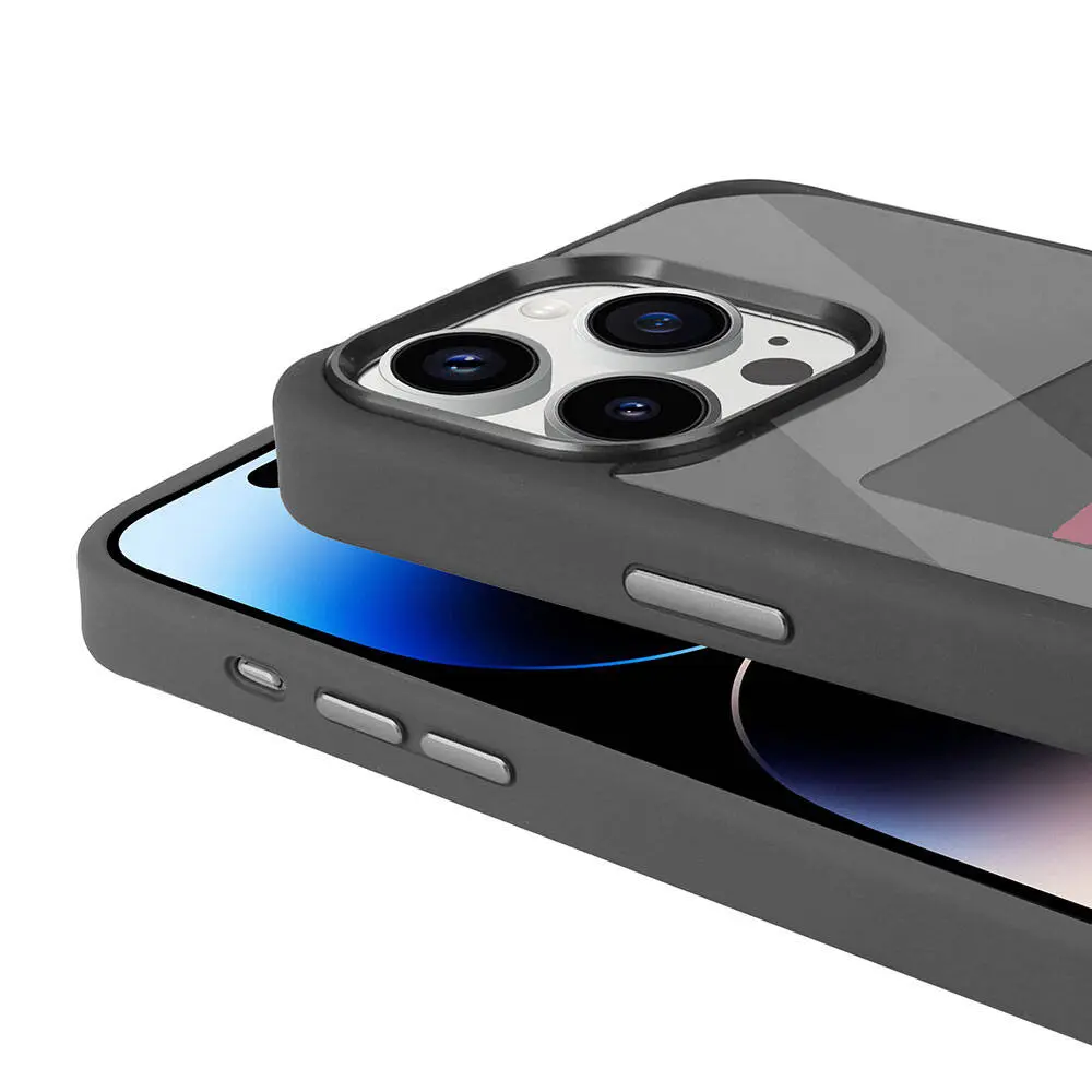 iPhone 14 Pro Max Ekranı Yansıtan Akıllı NFC Kılıf - Zore