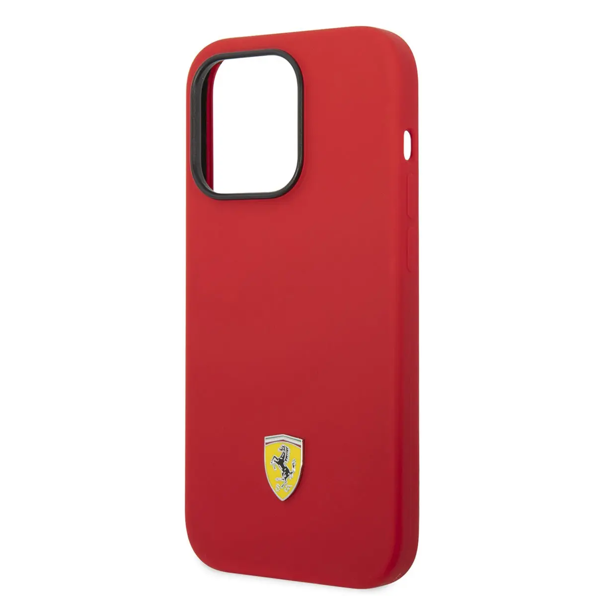 iPhone 14 Pro Max MagSafe Uyumlu Silikon Kılıf - Ferrari Metal Logo