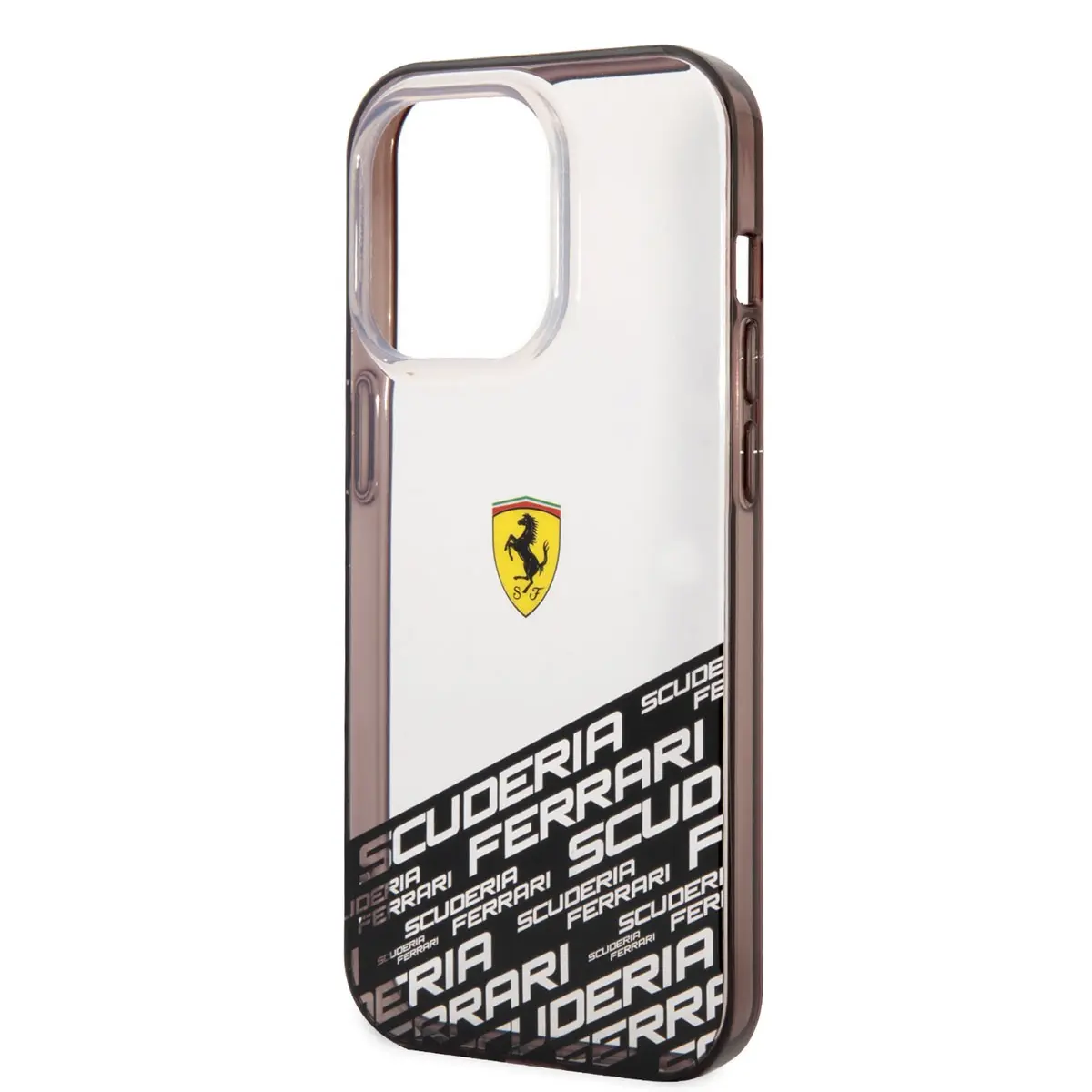 iPhone 14 Pro Max Şeffaf Kılıf, Alt Kısım Baskılı - Ferrari