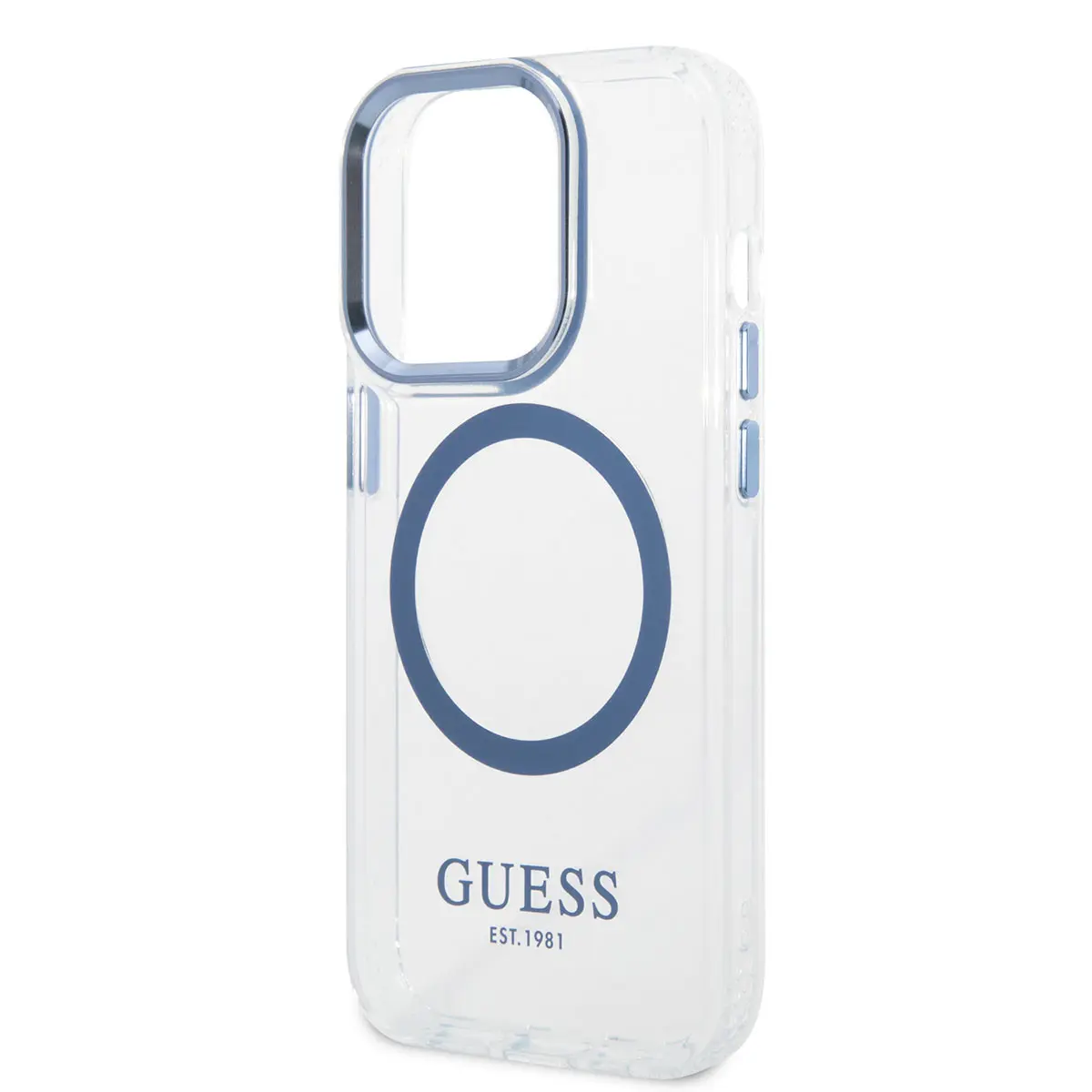 iPhone 14 Pro Max MagSafe Uyumlu Kılıf, Metal Kamera Çerçeveli - Guess