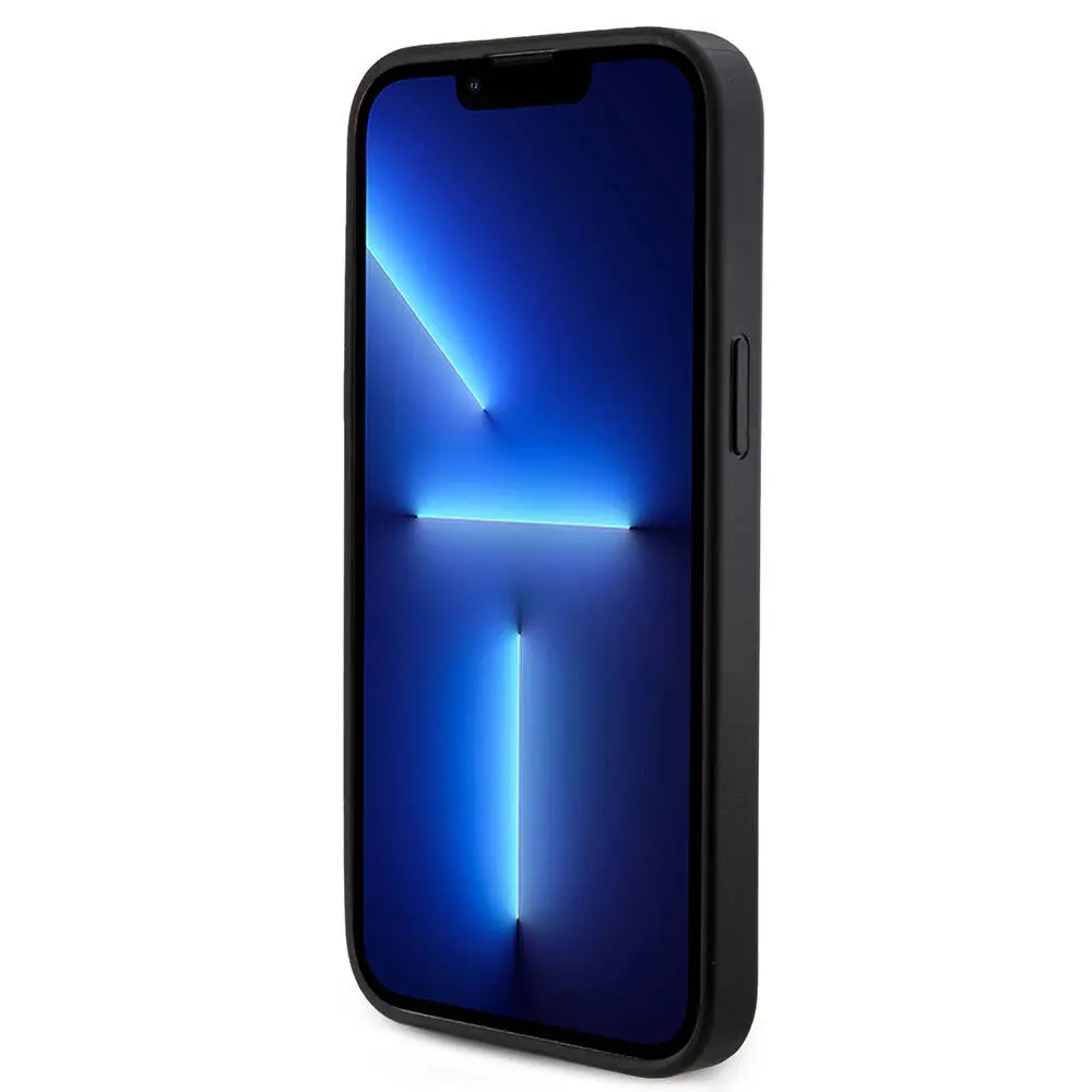 iPhone 14 Pro Max MagSafe Uyumlu Halkalı Kılıf - Guess 4G Logolu