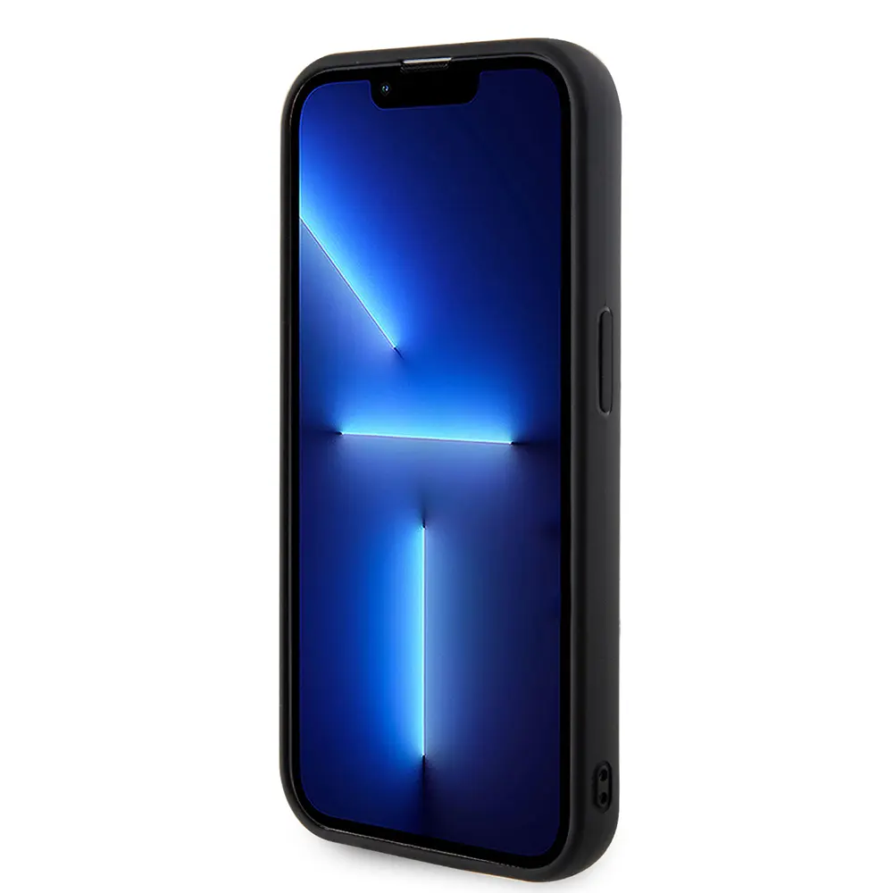 iPhone 14 Pro Max Kılıf, Lisanslı PU Deri Kapitone Kapak - Guess