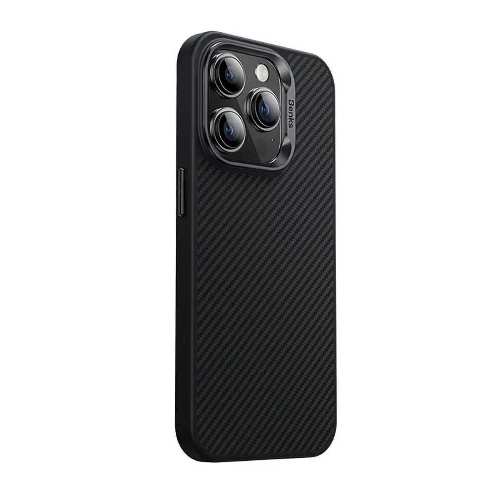iPhone 14 Pro Max MagSafe Uyumlu Kevlar Kılıf - Benks Hybrid ArmorPro