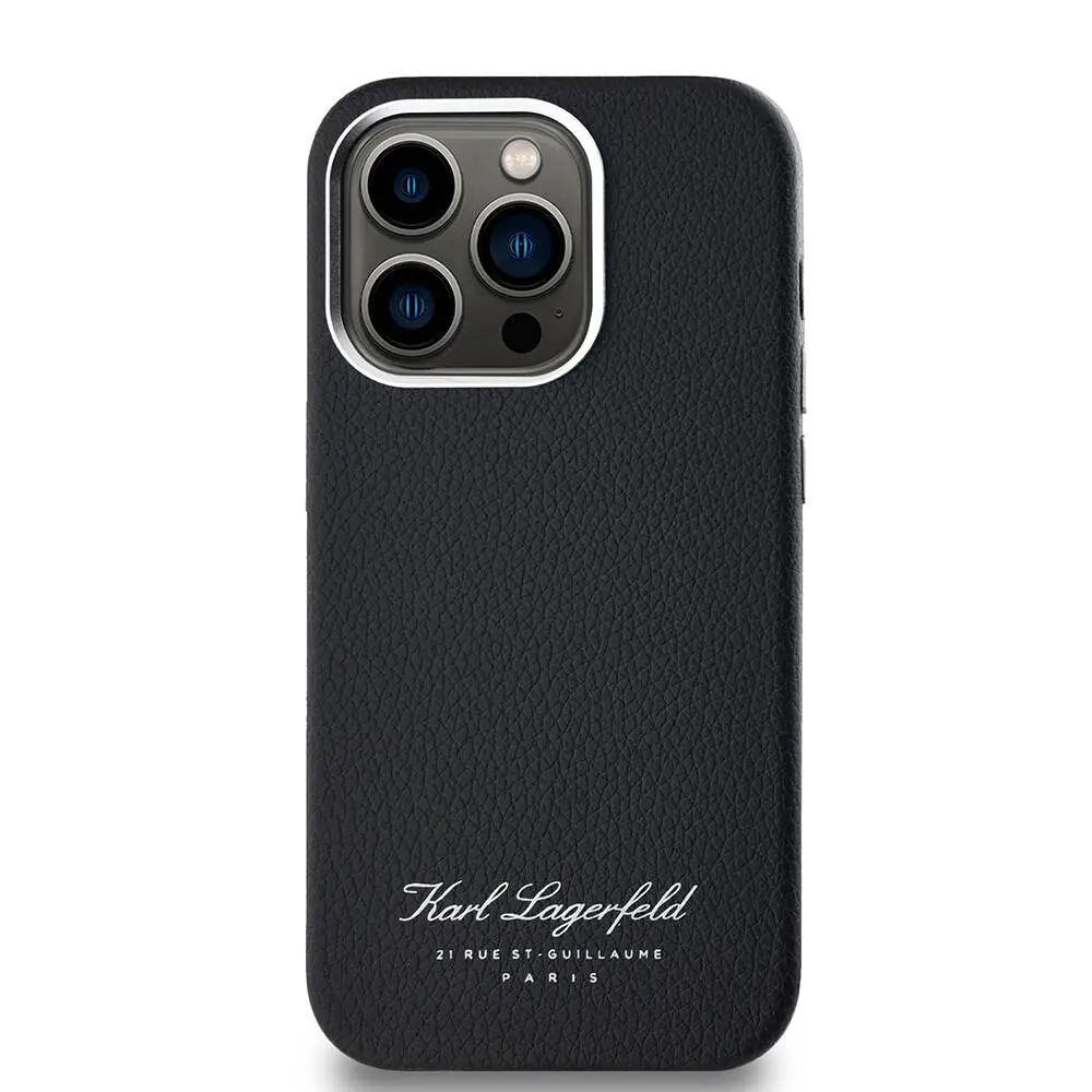 iPhone 14 Pro Max Kılıf KL Yazılı Hotel Kapak - Karl Lagerfeld