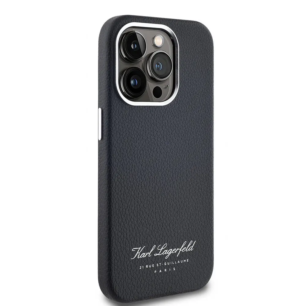 iPhone 14 Pro Max Kılıf KL Yazılı Hotel Kapak - Karl Lagerfeld