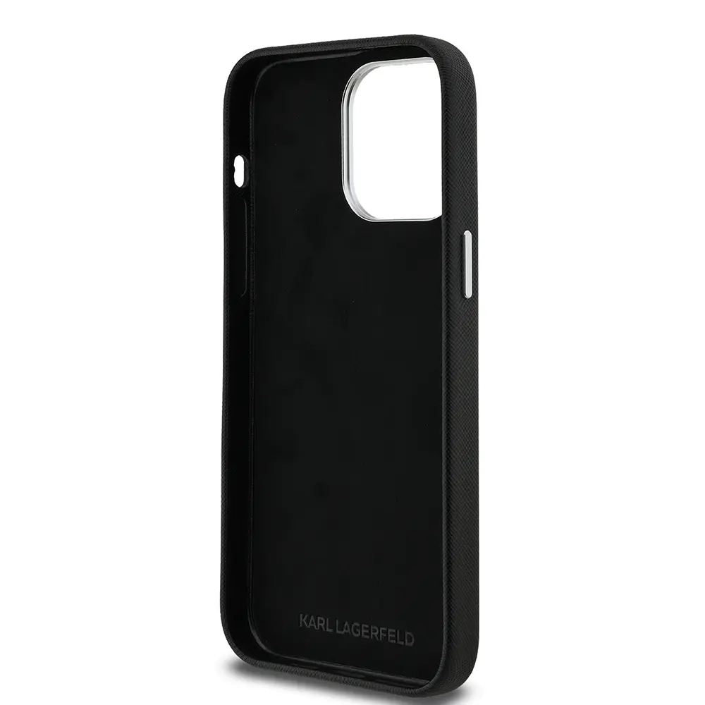 iPhone 14 Pro Max Kılıf, Lisanslı K&C Heads Pin Tasarım - Karl Lagerfeld